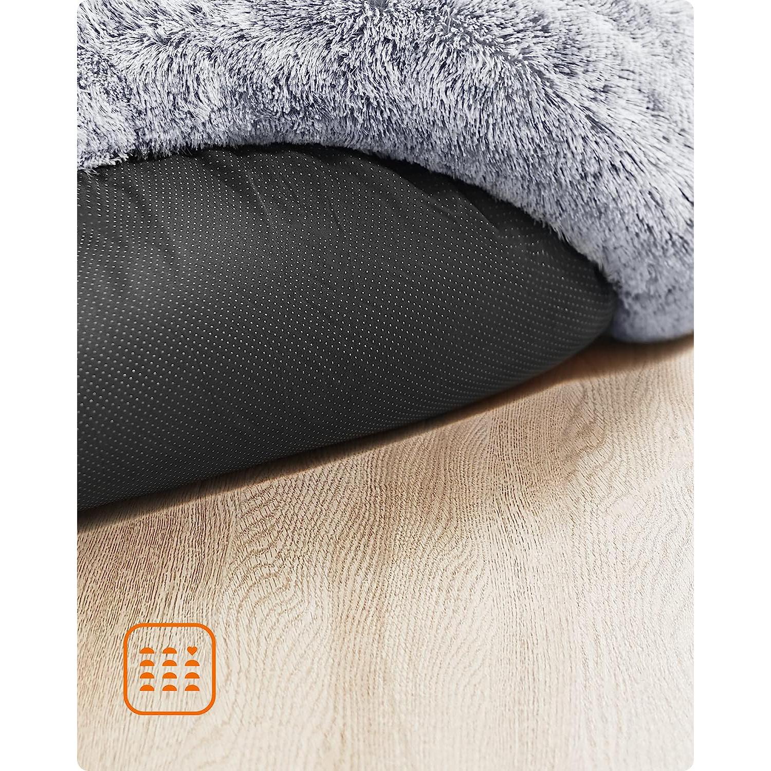 krevet za pse, krevet za mačke, mekana pliš površina, 70 cm, siva | FEANDREA-vitahome.hr