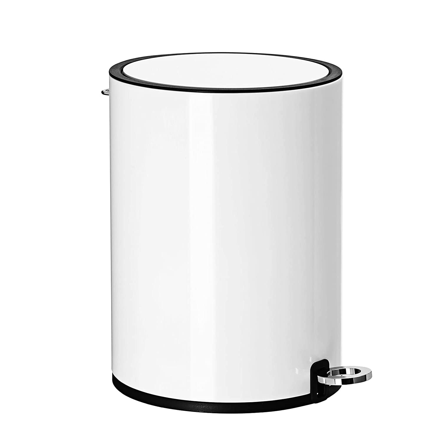 Kupaonska kanta za otpad s mekim zatvaranjem, 3L, bijele boje | SONGMICS-vitahome.hr