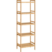 Kupaonska polica od bambusa 45 x 31,5 x 142 cm | SONGMICS-vitahome.hr