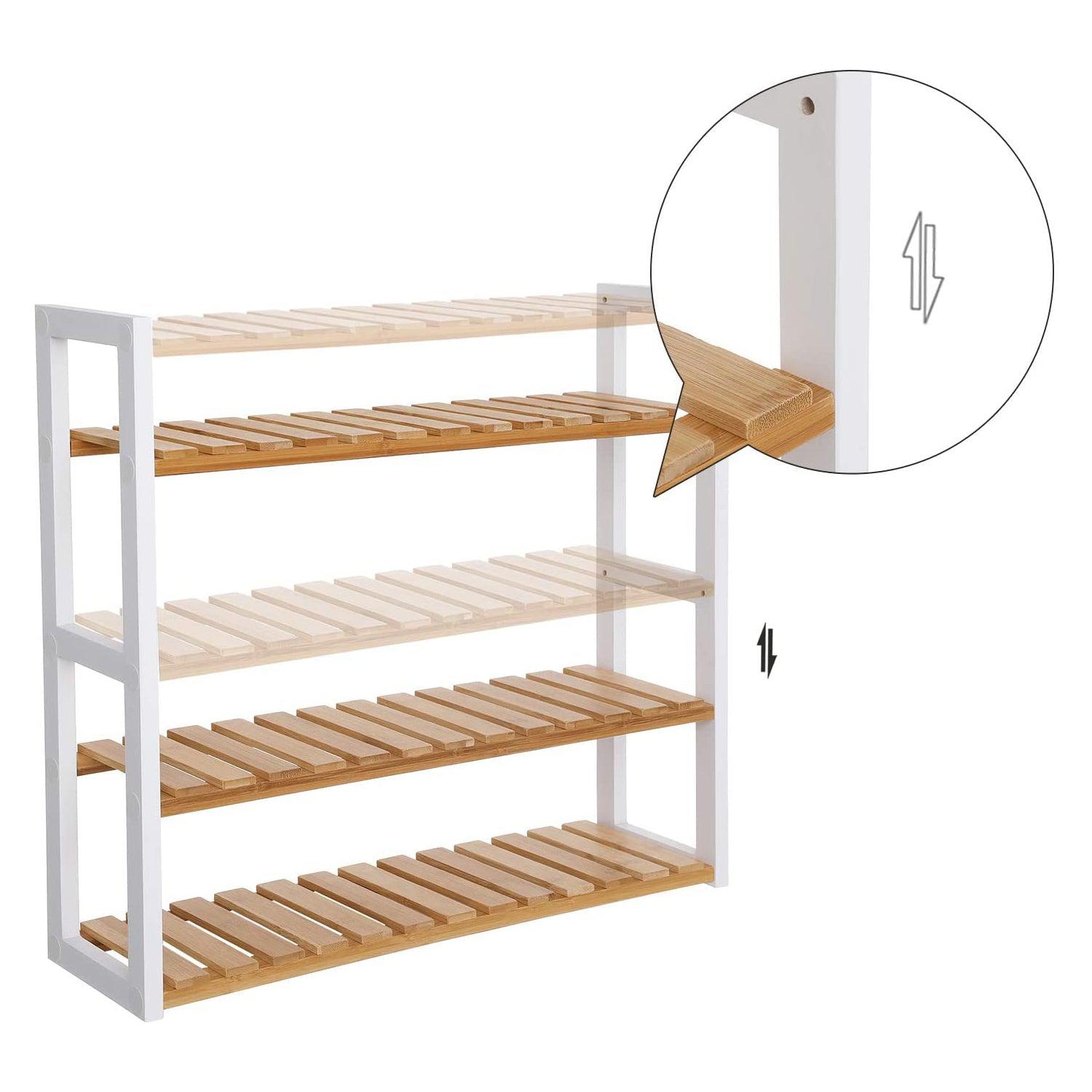Kupaonska polica od bambusa u 3 razine 60 x 54 x 15 cm | SONGMICS-vitahome.hr