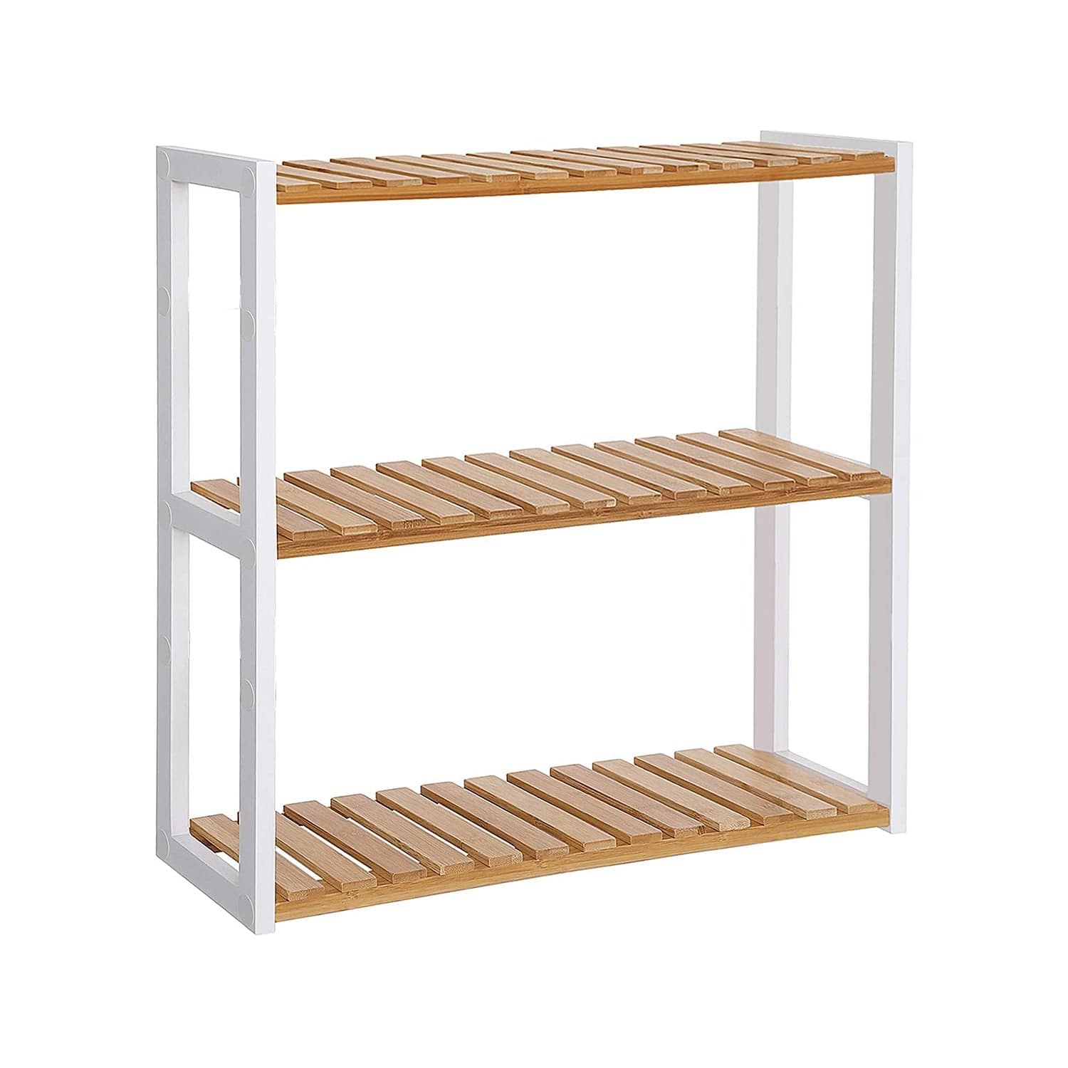 Kupaonska polica od bambusa u 3 razine 60 x 54 x 15 cm | SONGMICS-vitahome.hr