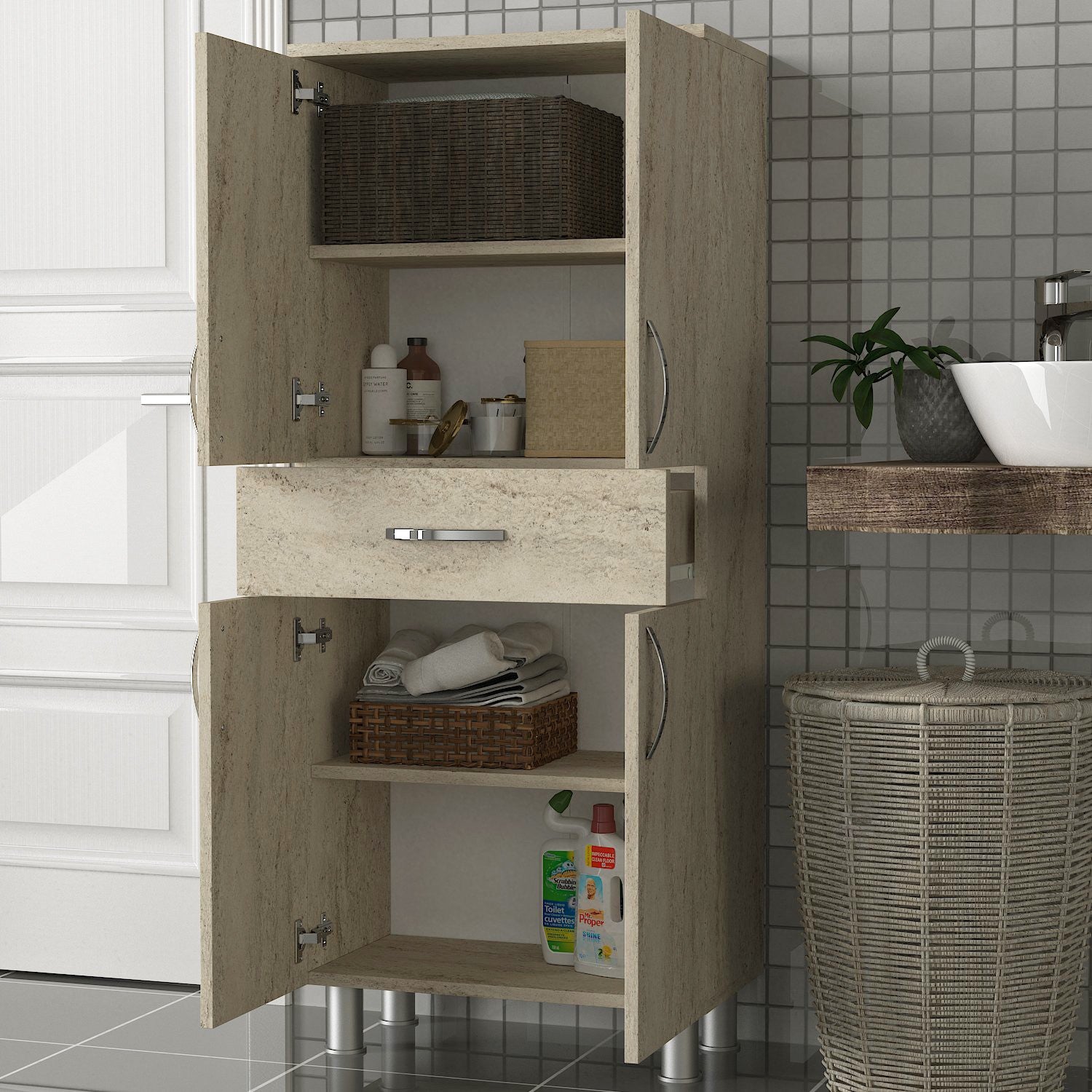 Kupaonski ormarić Arizona 4 Doors | AG-vitahome.hr