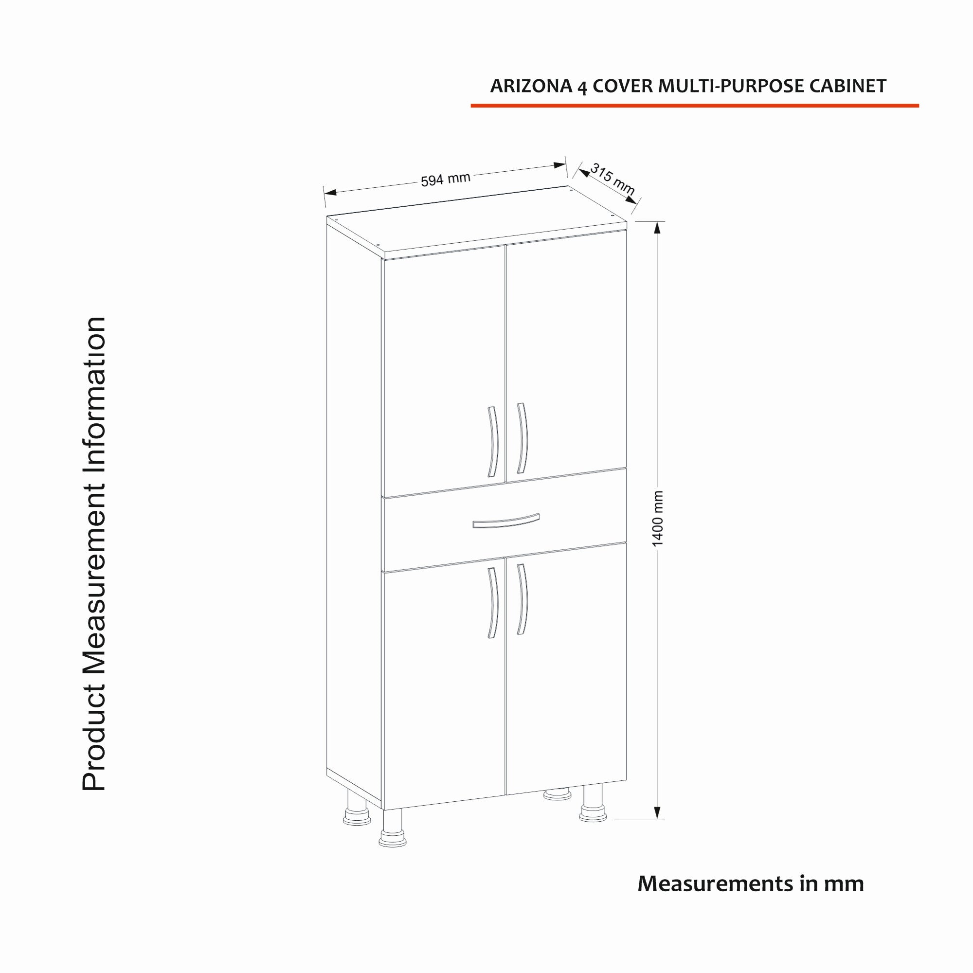 Kupaonski ormarić Arizona 4 Doors | AG-vitahome.hr