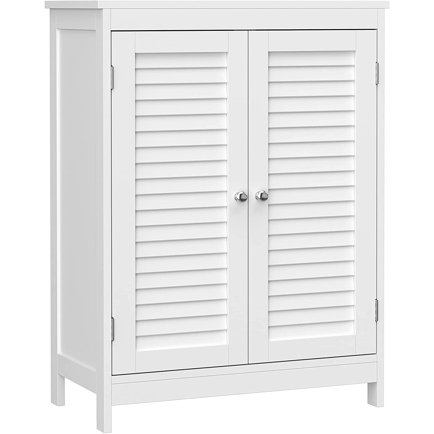 Kupaonski ormarić s 2 vrata u skandinavskom stilu, 60 x 80 x 30 cm, bijeli | VASAGLE-vitahome.hr