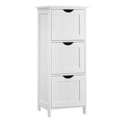 Kupaonski ormarić s 3 velike ladice, 32 x 30 x 81 cm, mat bijeli | VASAGLE-vitahome.hr
