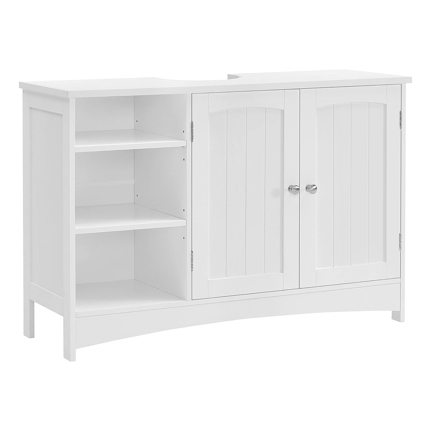 Kupaonski ormarić s otvorenom policom za umivaonik, 90 x 30 x 60 cm, bijeli | VASAGLE-vitahome.hr