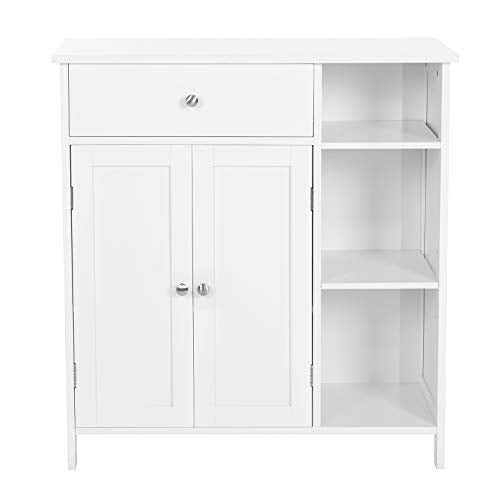 Kupaonski ormarić skandinavskog stila, 75 x 30 x 80 cm, mat bijela boja | VASAGLE-vitahome.hr
