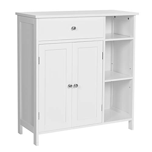 Kupaonski ormarić skandinavskog stila, 75 x 30 x 80 cm, mat bijela boja | VASAGLE-vitahome.hr