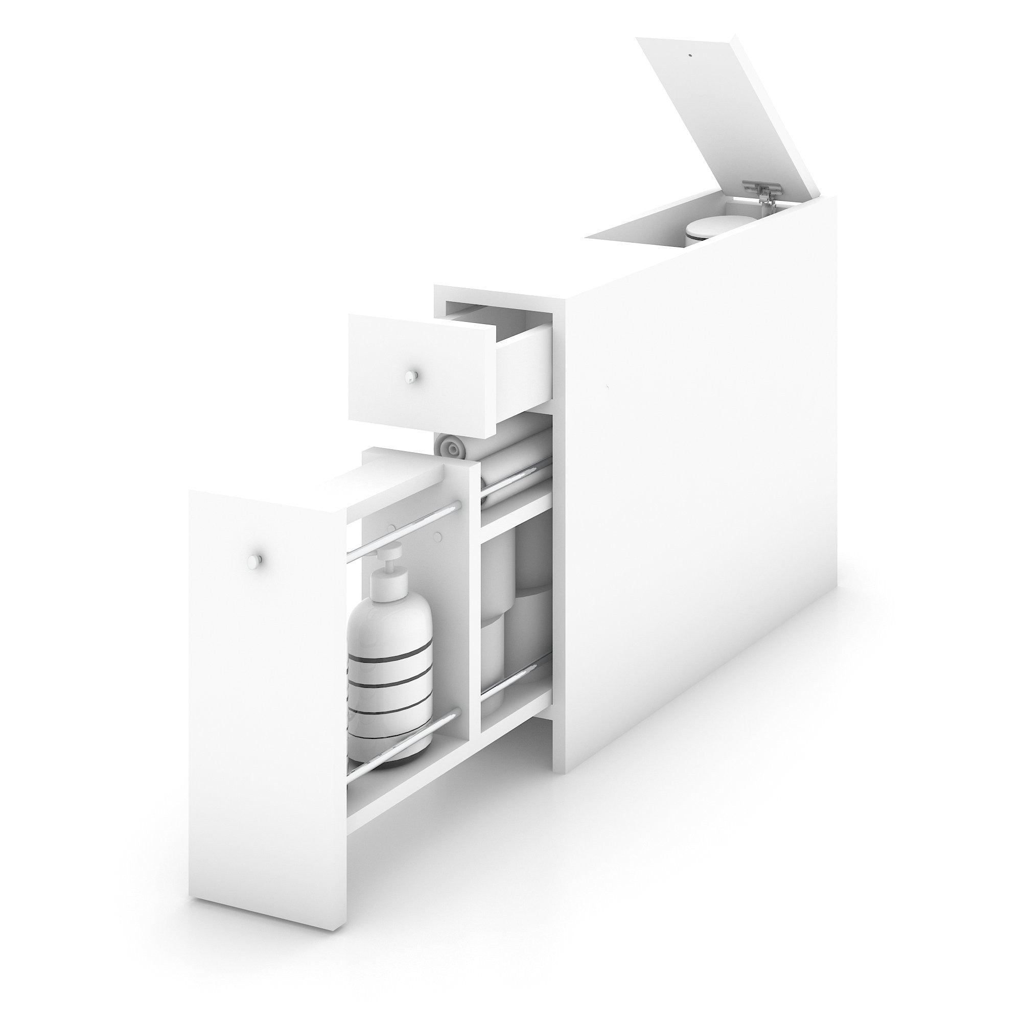 Kupaonski ormarić Smart - White | AG-vitahome.hr