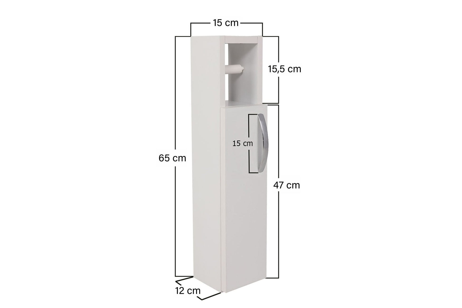 Kupaonski ormarić Star - White | AG-vitahome.hr