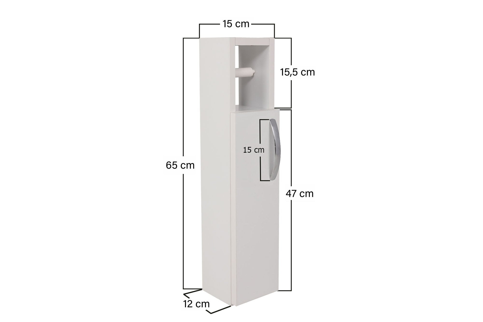Kupaonski ormarić Star - White | AG-vitahome.hr
