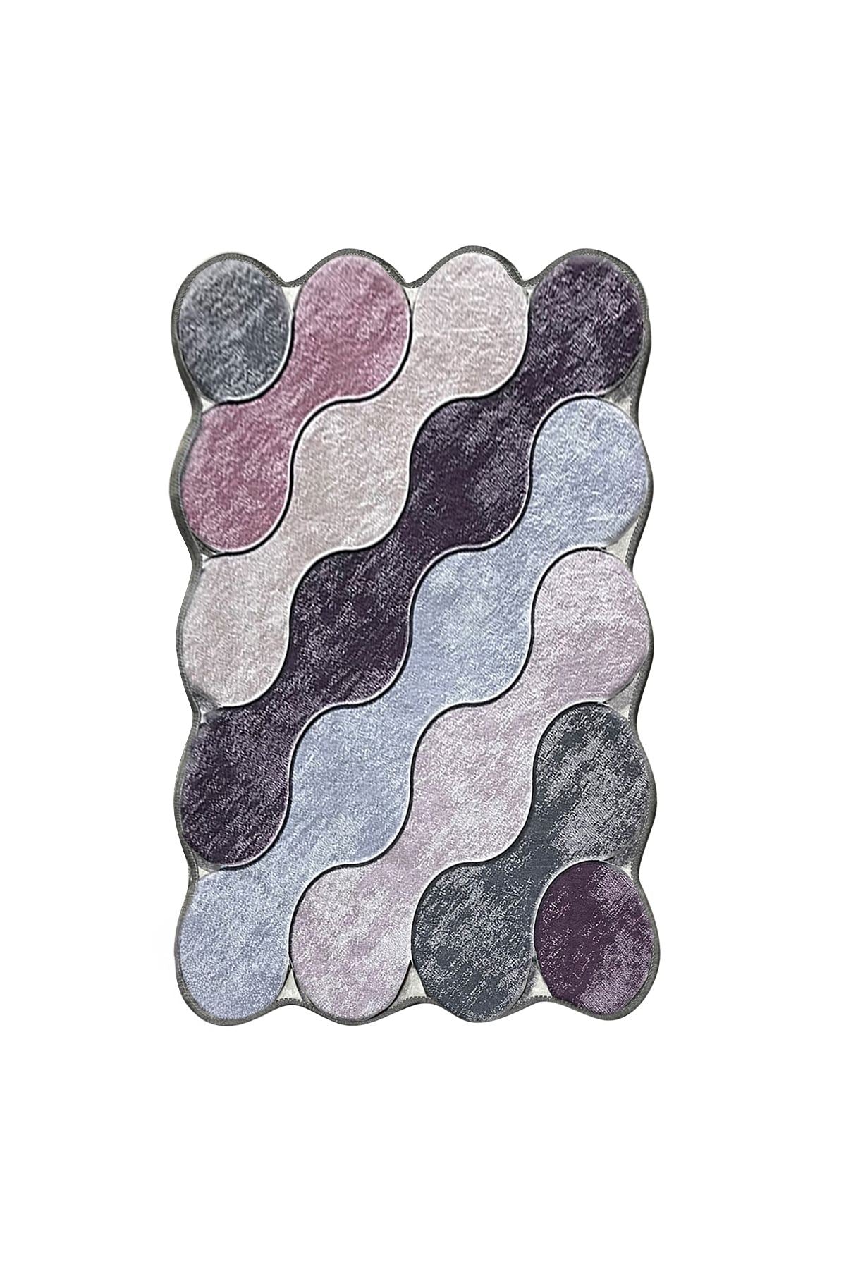 Kupaonski prostirač Circle - Purple | AG-vitahome.hr