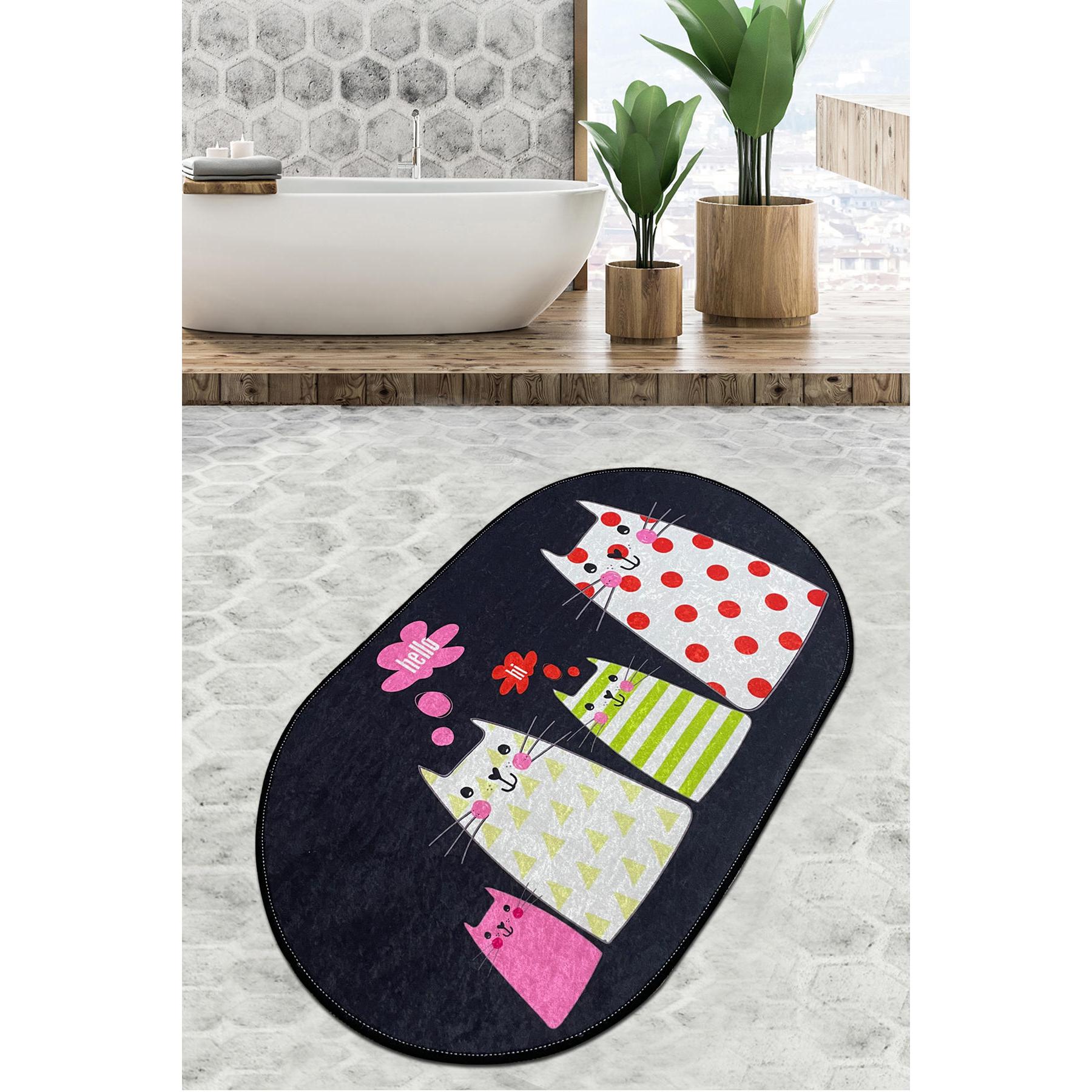 Kupaonski prostirač Four Cats Djt (80 x 100) | AG-vitahome.hr