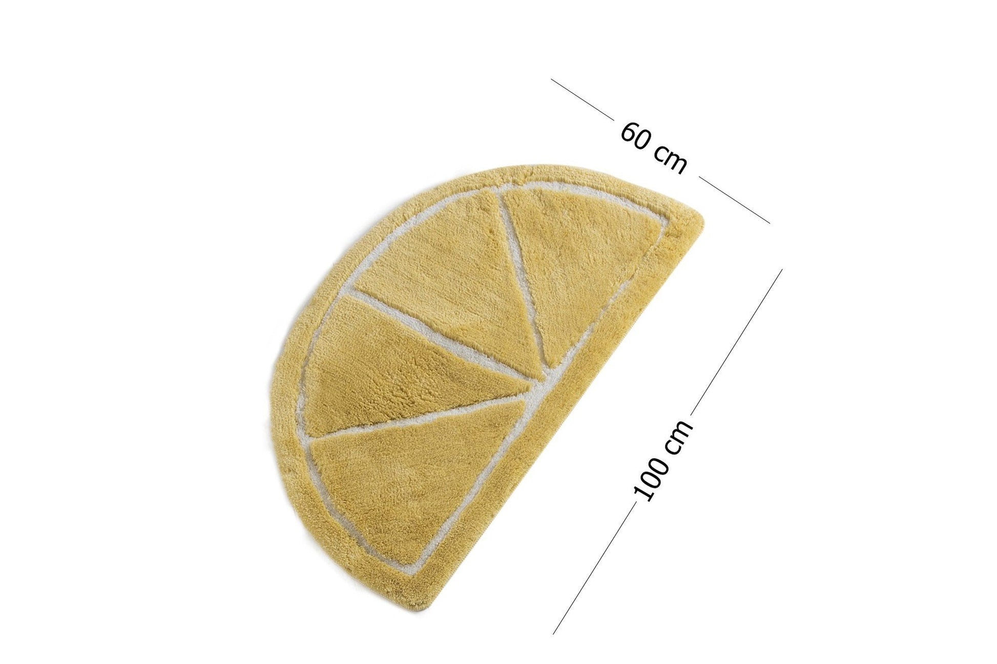 Kupaonski prostirač Limon - Žuta boja | AG-vitahome.hr