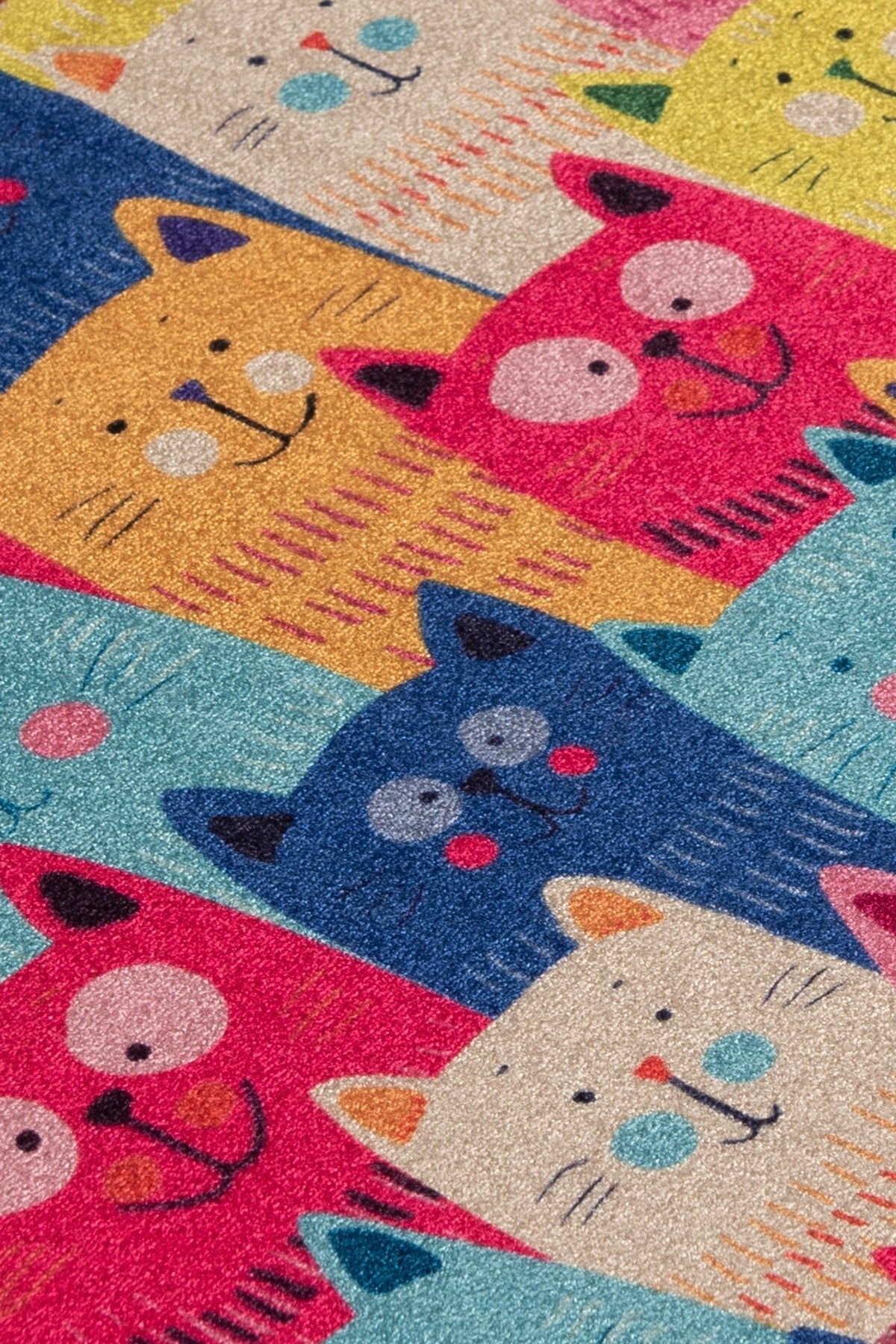 Kupaonski prostirač Meow Djt - Colourful | AG-vitahome.hr