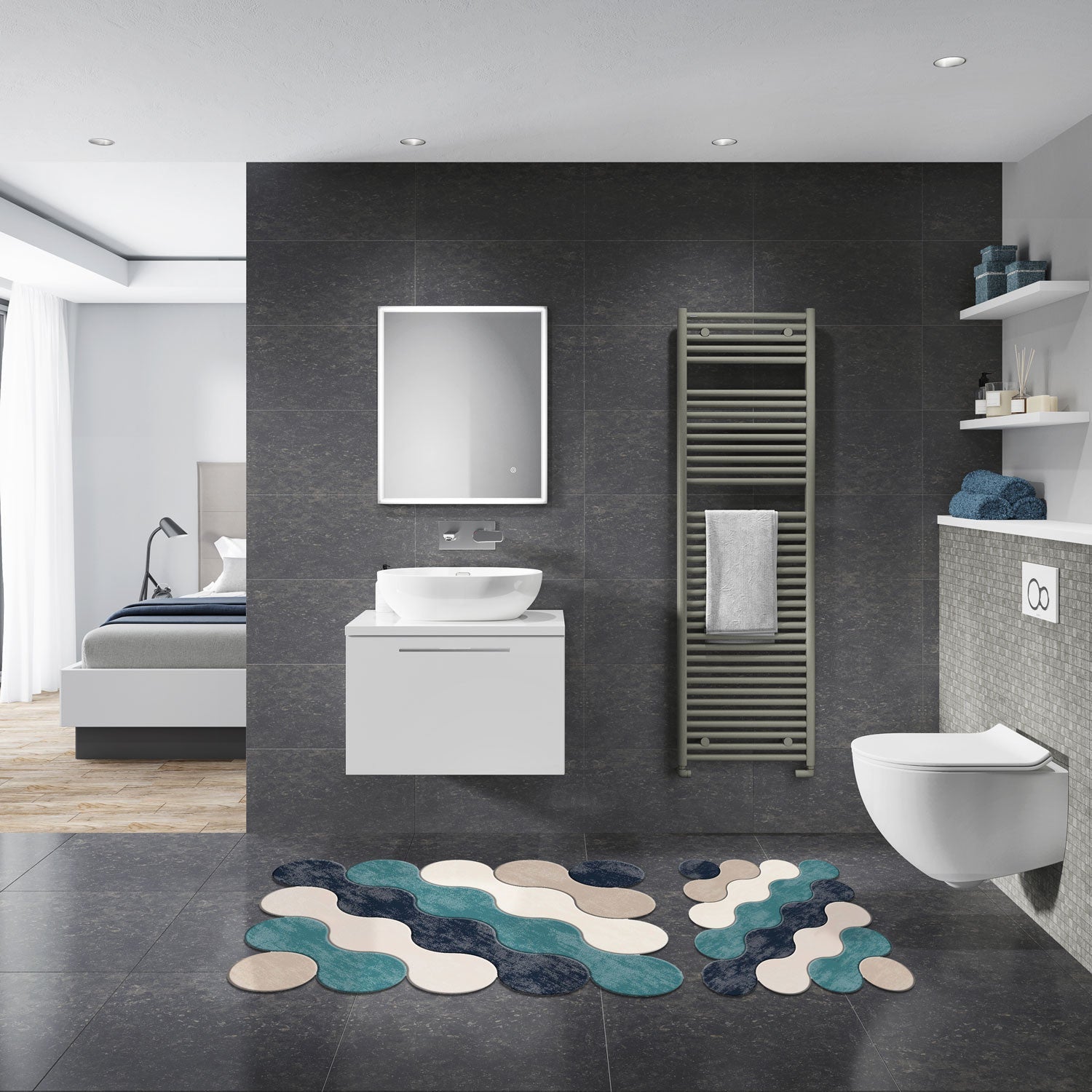 Kupaonski prostirač Postavi (2 kom) 21011715Ma | AG-vitahome.hr