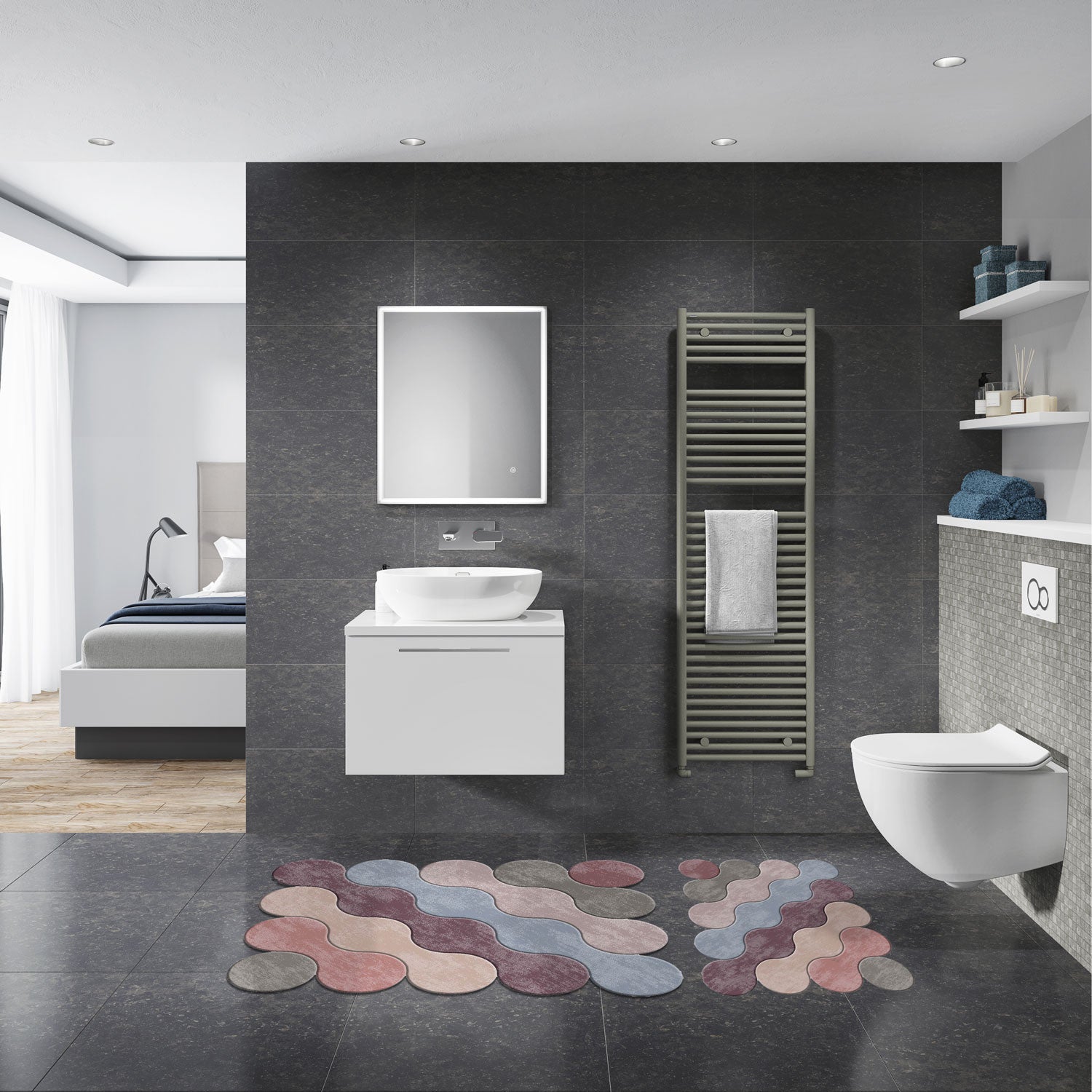 Kupaonski prostirač Postavi (2 kom) 21011715Rn | AG-vitahome.hr