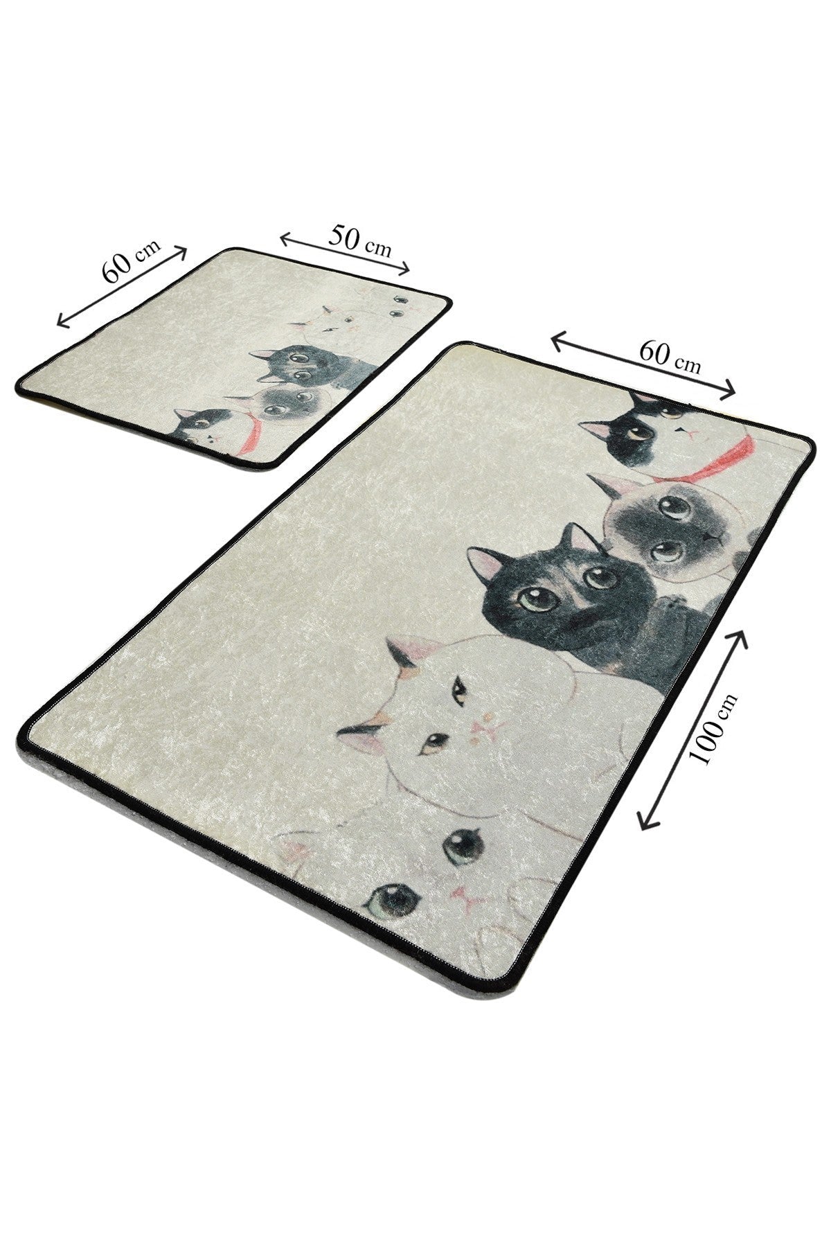 Kupaonski prostirač Postavi (2 kom) Angry Cats Djt | AG-vitahome.hr