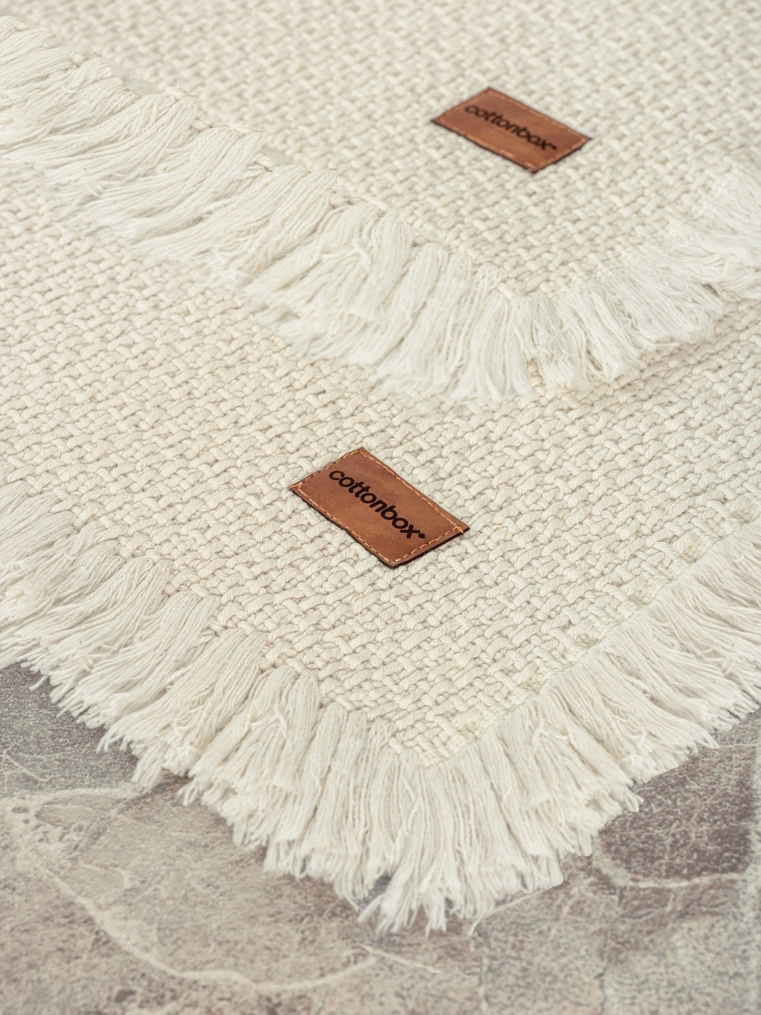 Kupaonski prostirač Postavi (2 kom) Bath Rug - Krema | AG-vitahome.hr
