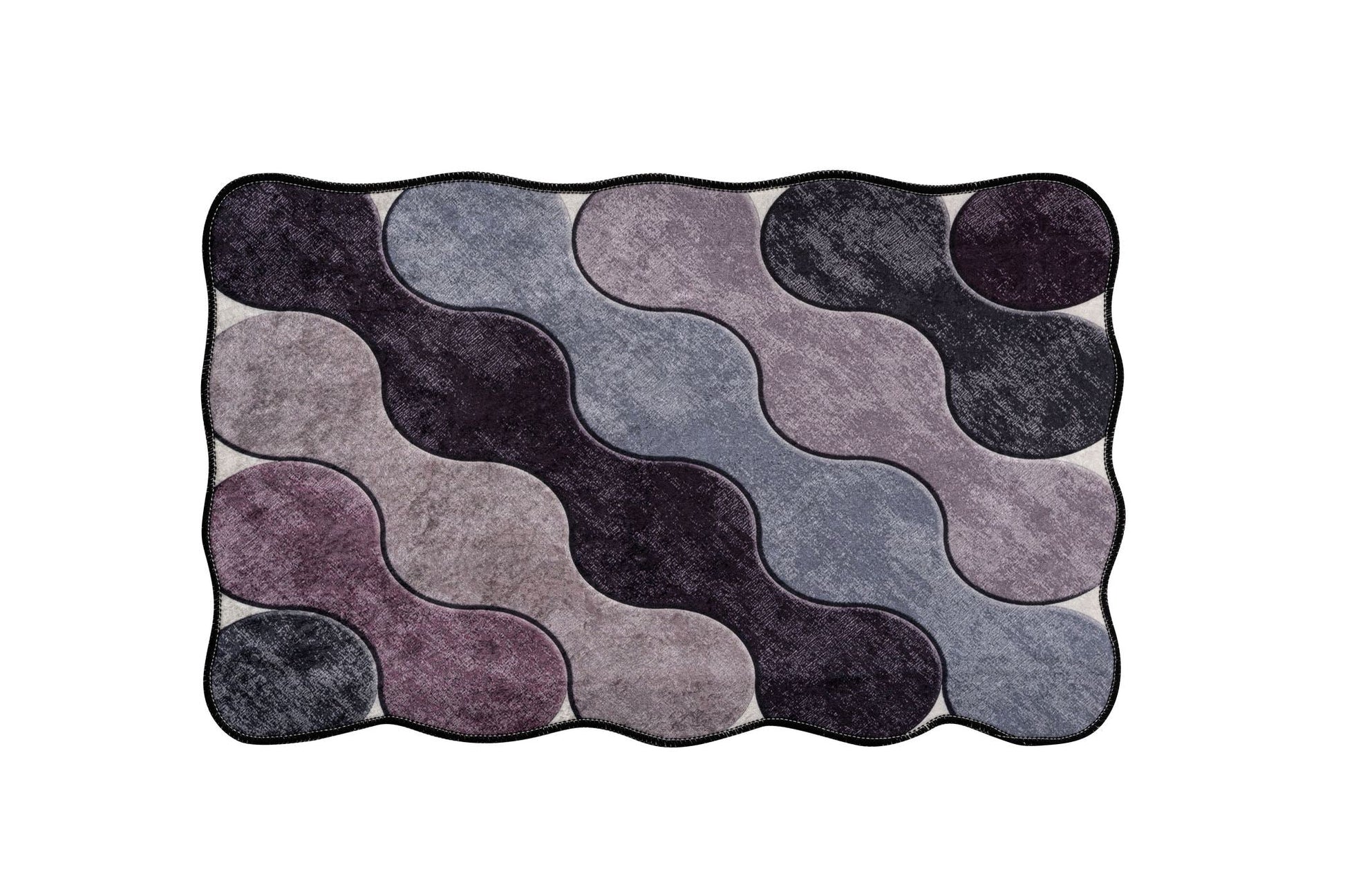 Kupaonski prostirač Postavi (2 kom) Circle - Purple | AG-vitahome.hr