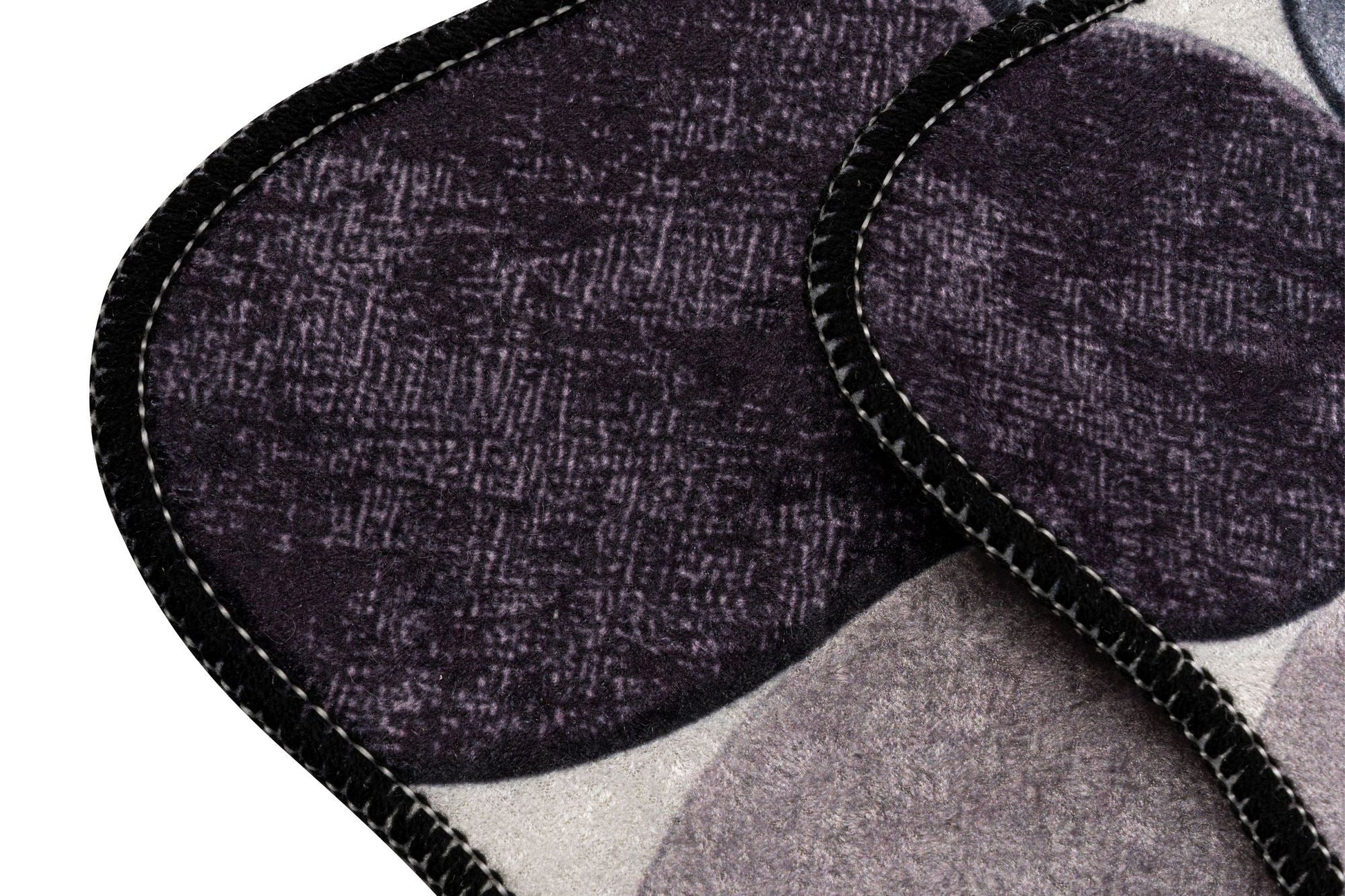 Kupaonski prostirač Postavi (2 kom) Circle - Purple | AG-vitahome.hr
