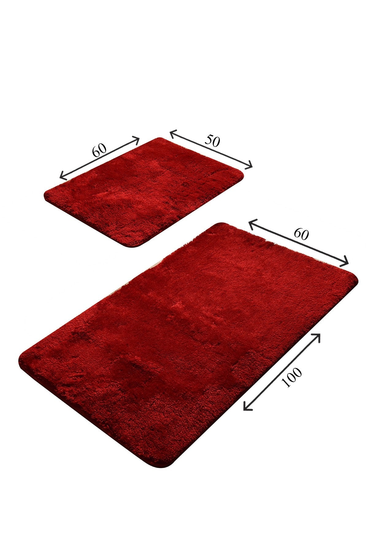 Kupaonski prostirač Postavi (2 kom) Colors of - Crvena | AG-vitahome.hr