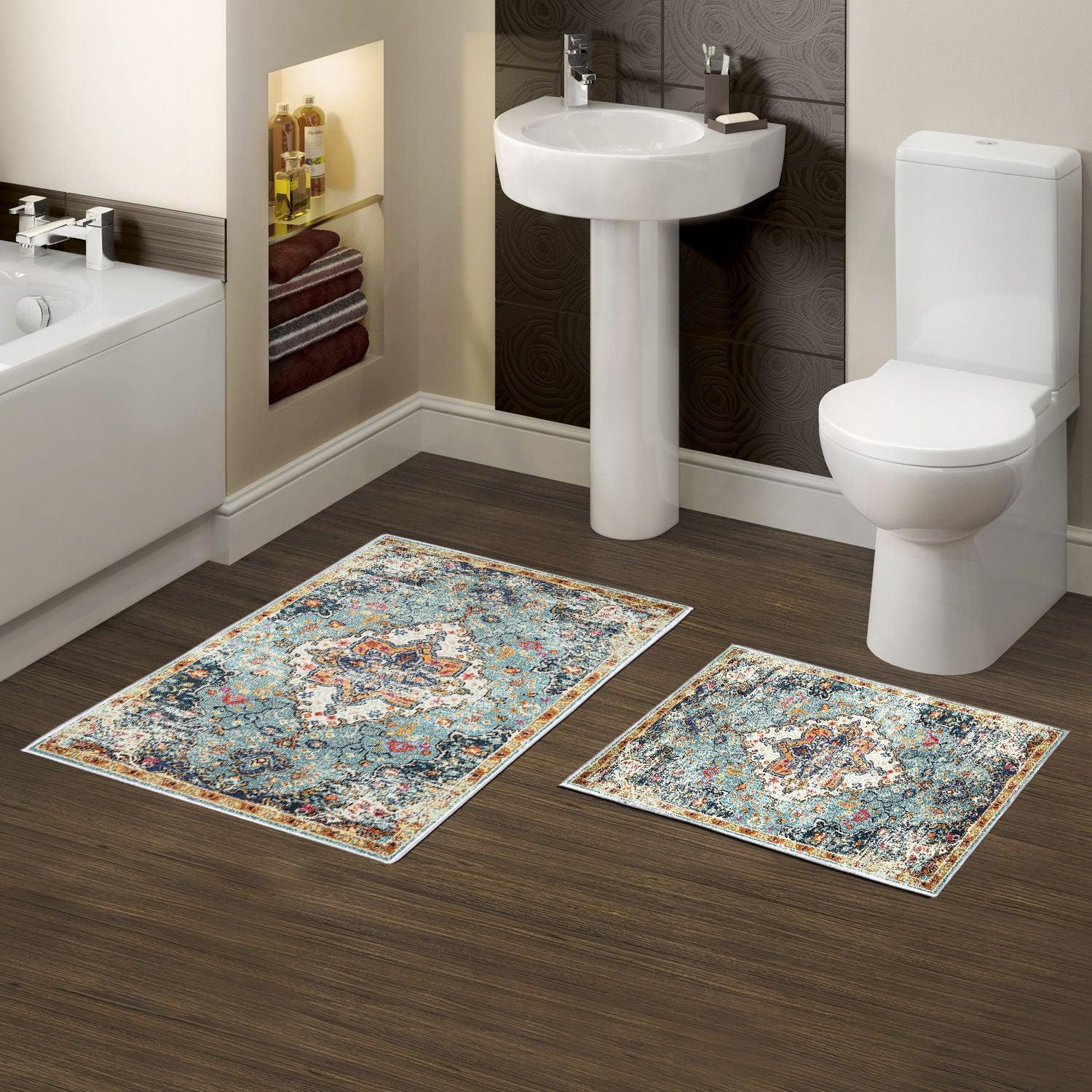 Kupaonski prostirač Postavi (2 kom) Kt429 V2 | AG-vitahome.hr