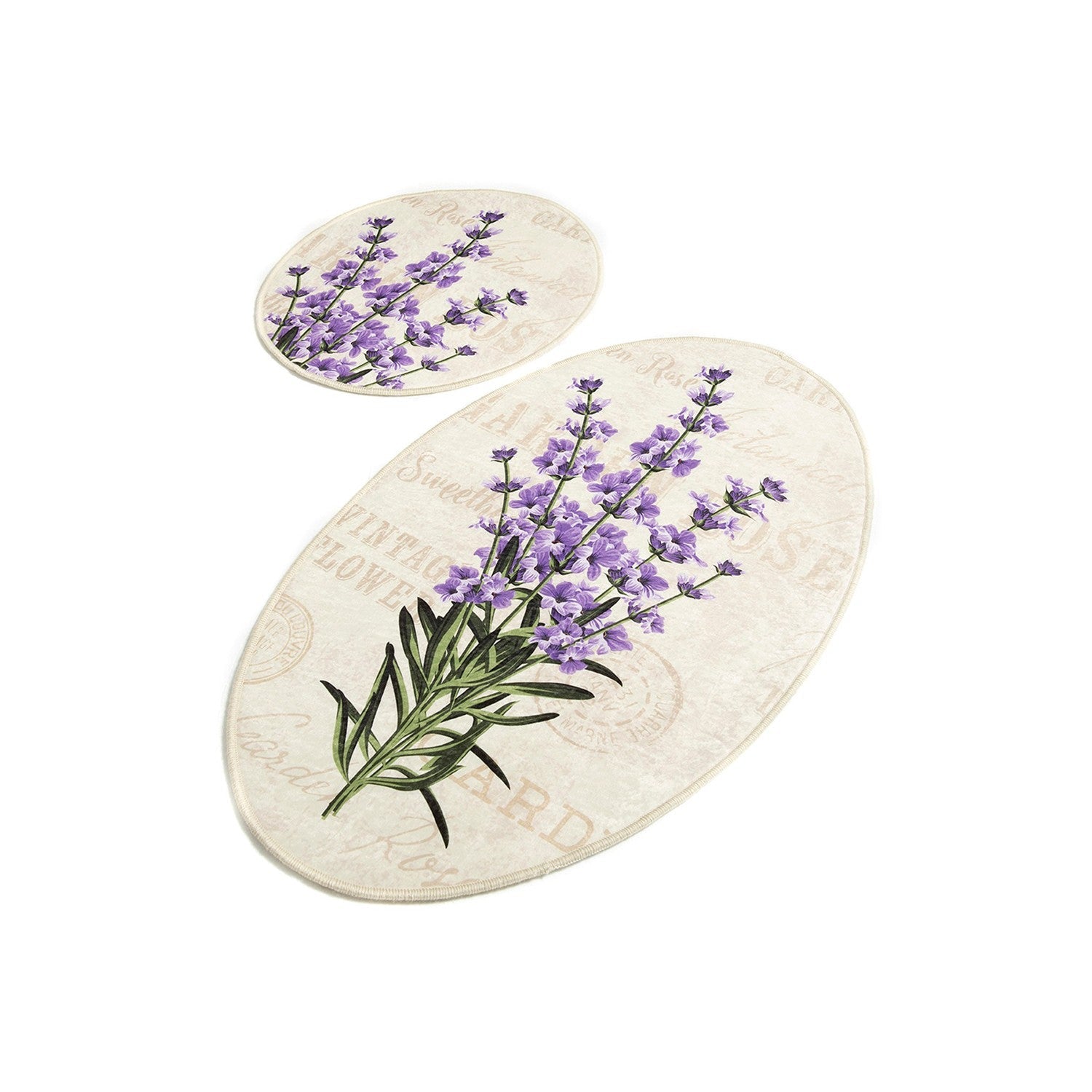 Kupaonski prostirač Postavi (2 kom) Lavender Djt | AG-vitahome.hr