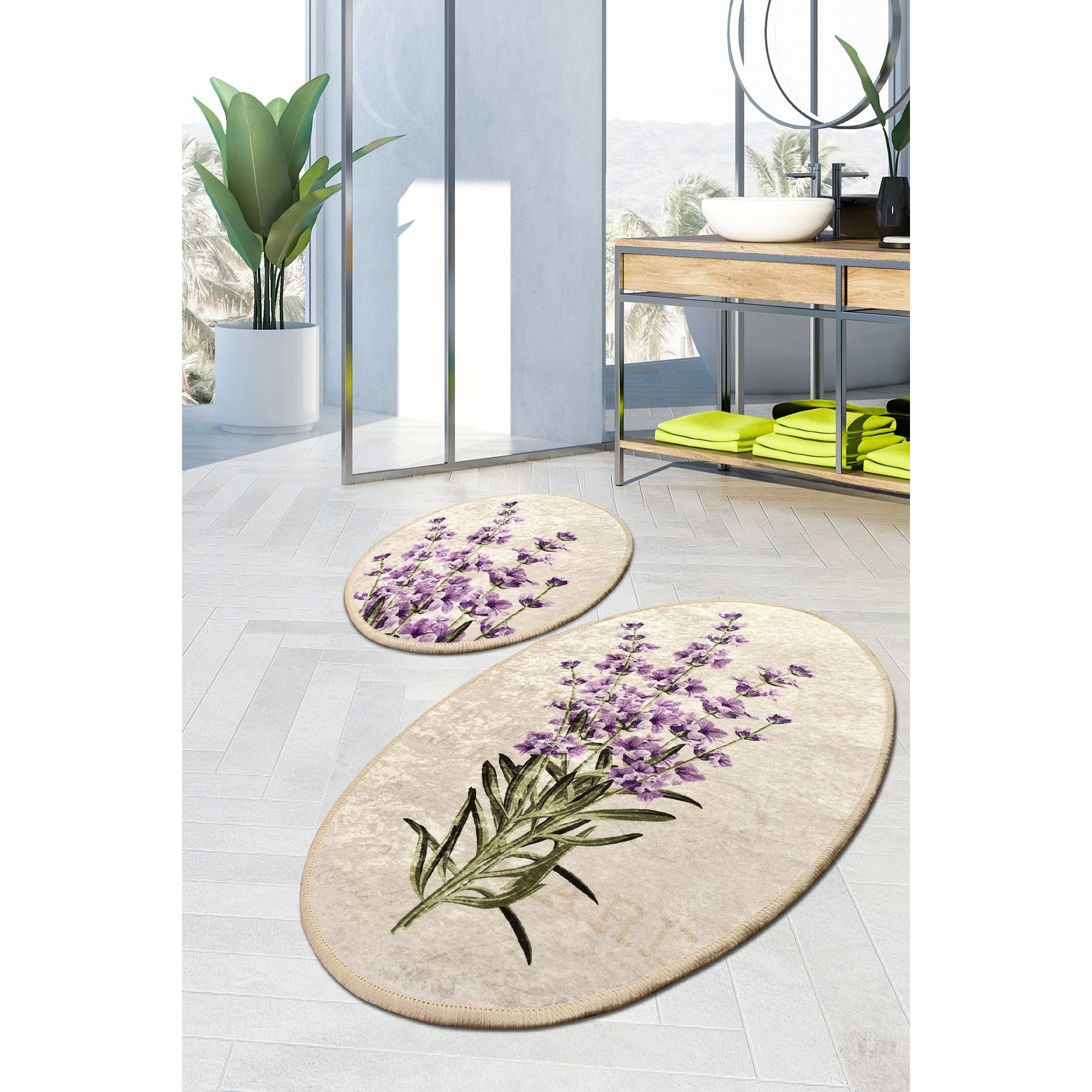 Kupaonski prostirač Postavi (2 kom) Lavender Djt | AG-vitahome.hr