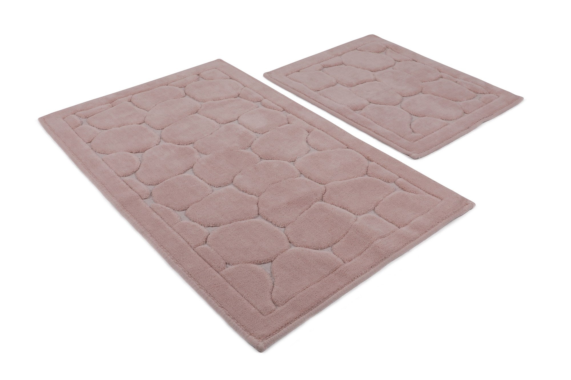 Kupaonski prostirač Postavi (2 kom) Lino - Powder | AG-vitahome.hr