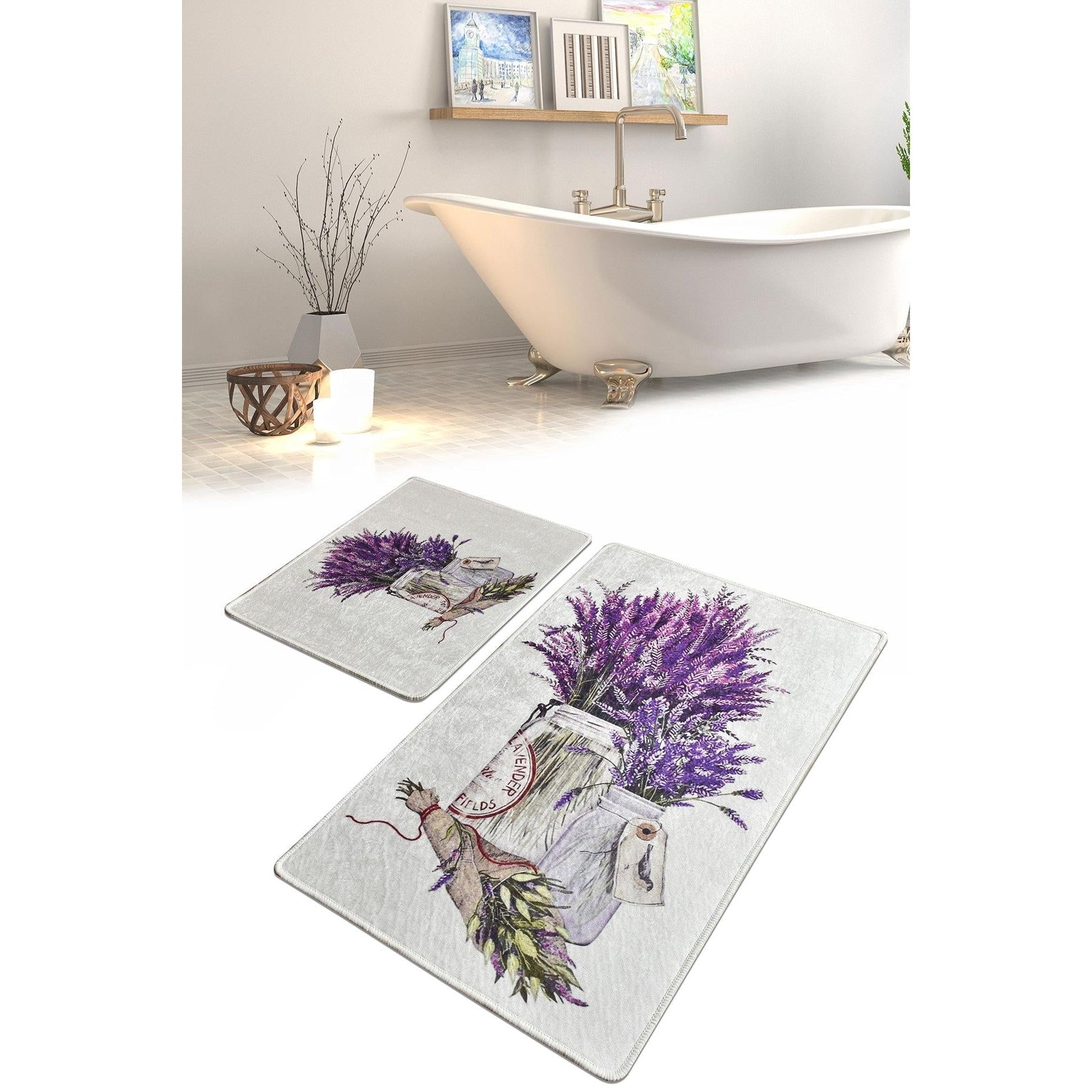 Kupaonski prostirač Postavi (2 kom) Purpura | AG-vitahome.hr