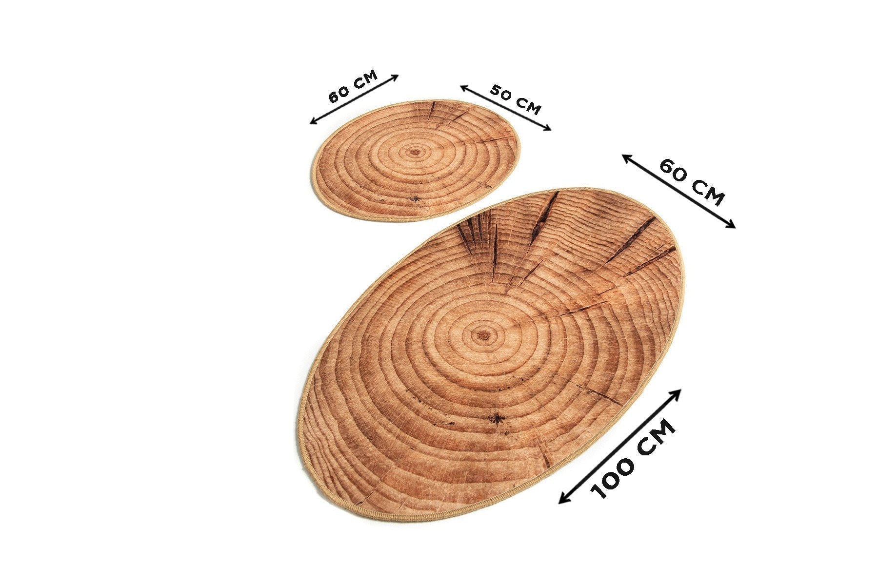 Kupaonski prostirač Postavi (2 kom) Wood Djt | AG-vitahome.hr