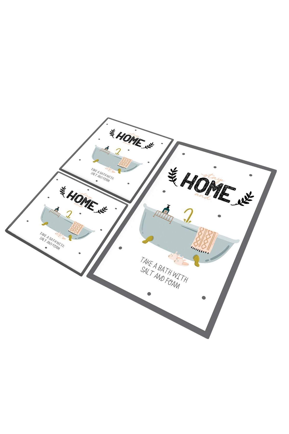 Kupaonski prostirač Postavi (3 kom) Bathtub | AG-vitahome.hr