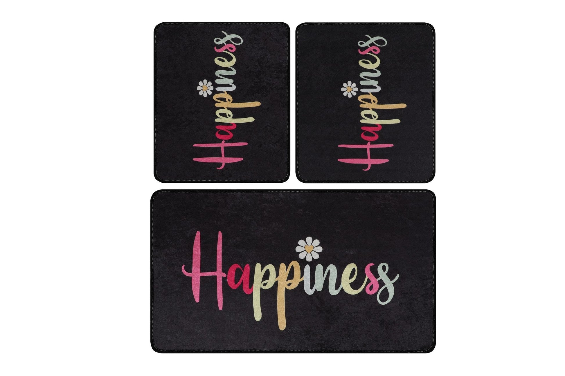 Kupaonski prostirač Postavi (3 kom) Happiness Djt | AG-vitahome.hr