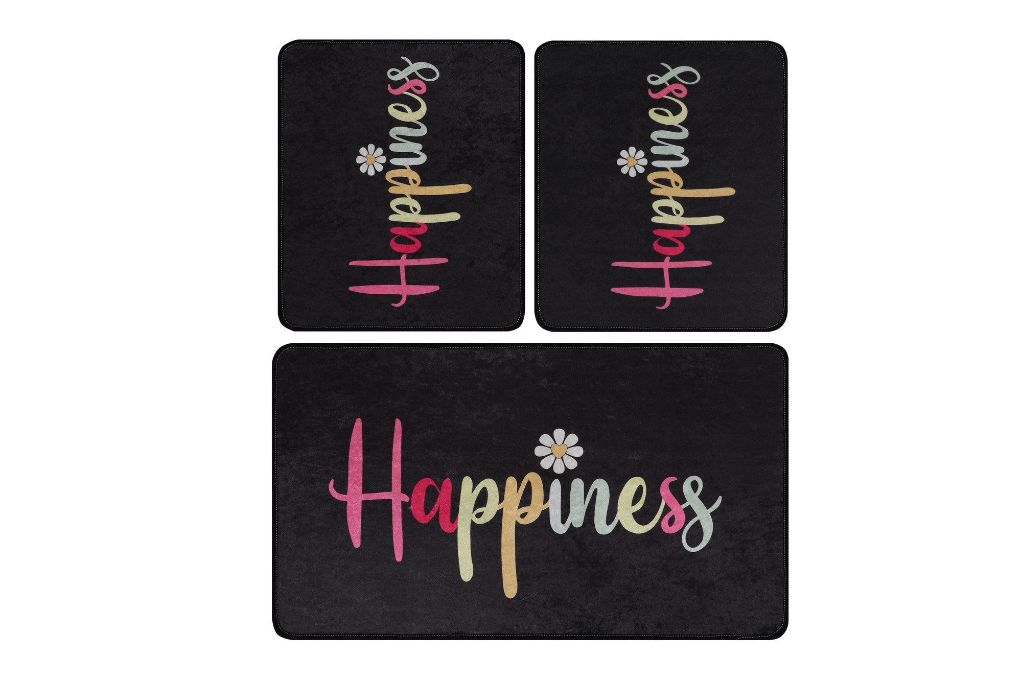 Kupaonski prostirač Postavi (3 kom) Happiness Djt | AG-vitahome.hr