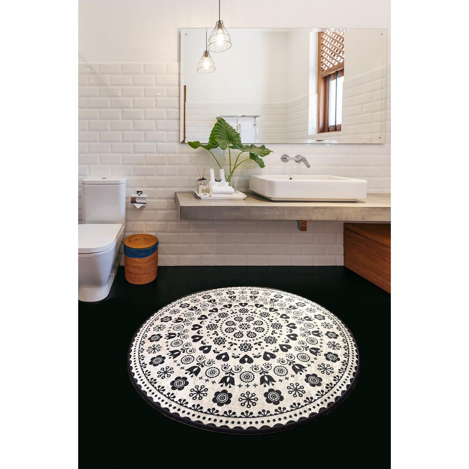 Kupaonski prostirač Venice - Crna (100) | AG-vitahome.hr