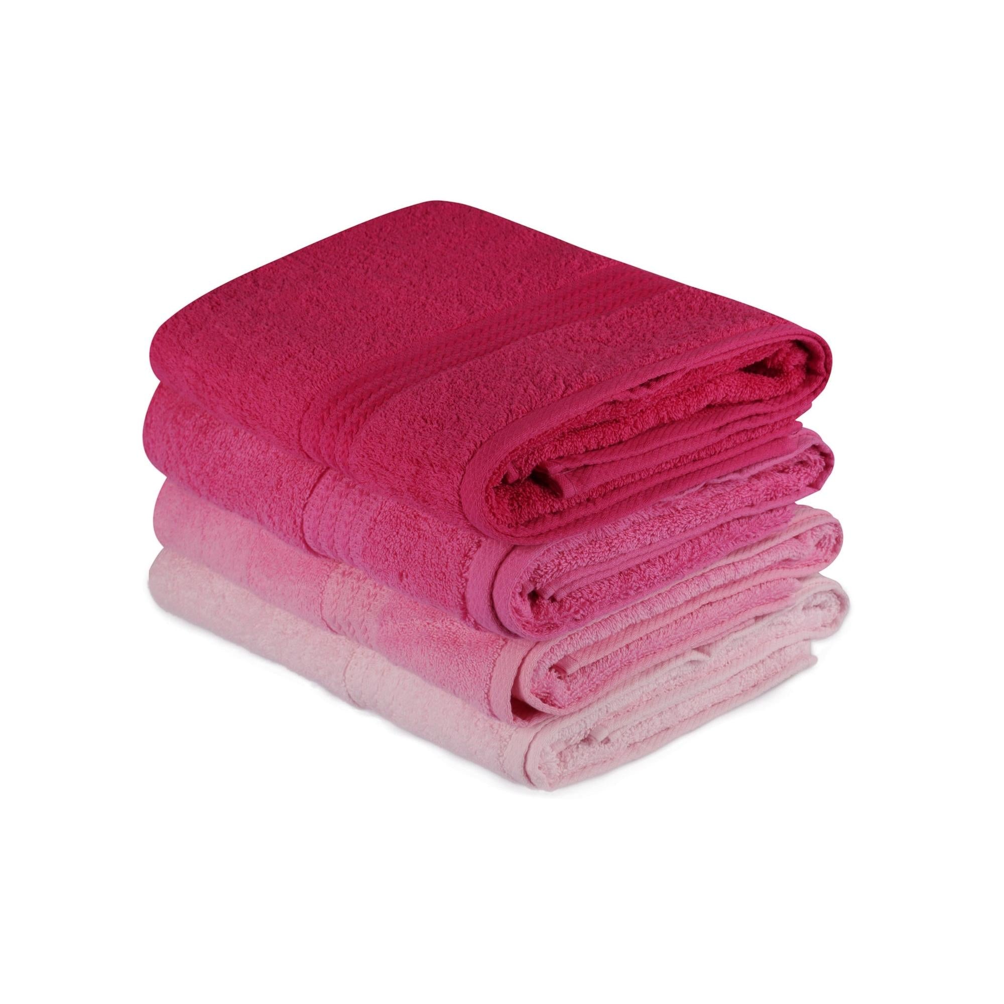 Kupaonski ručnik Postavi (4 kom) Rainbow - Pink | AG-vitahome.hr