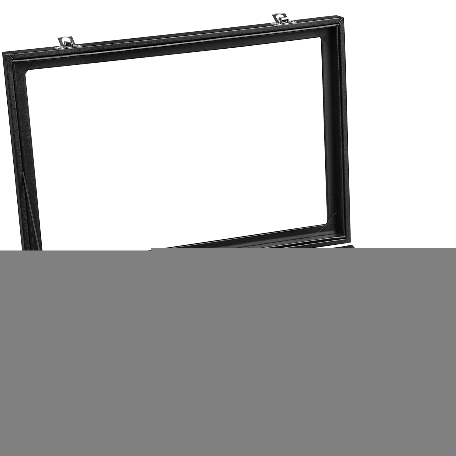 Kutija za nakit s 24 pretinca, vitrina za prstenje, 35 x 24 x 4,3 cm, crna | SONGMICS-vitahome.hr