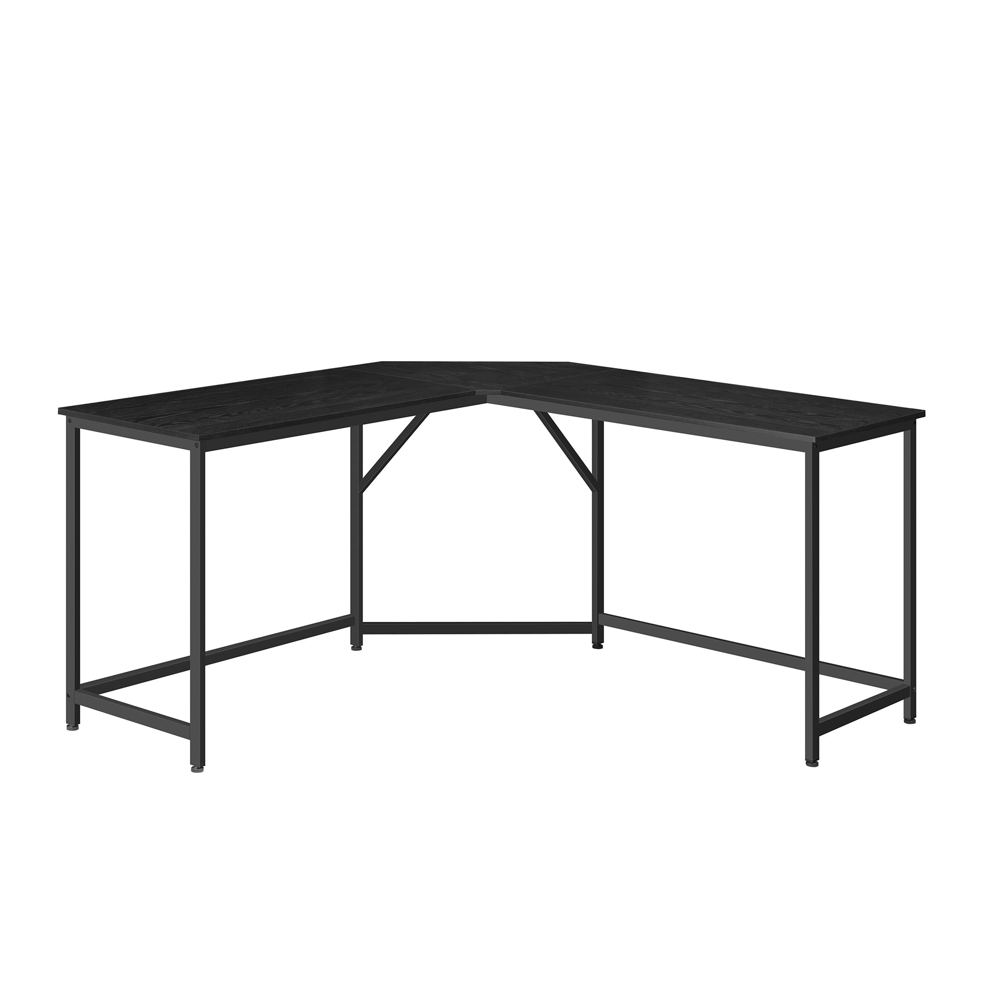 Kutni stol L-oblika, radni stol, gaming stol, 149 x 149 x 76 cm, crne boje | VASAGLE-vitahome.hr