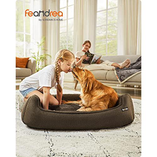 Kutyaágy, fekhely nagytestű kutyáknak, XL, barna-FEANDREA-Vita Home