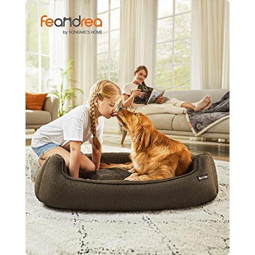 Kutyaágy, fekhely nagytestű kutyáknak, XL, barna-FEANDREA-Vita Home