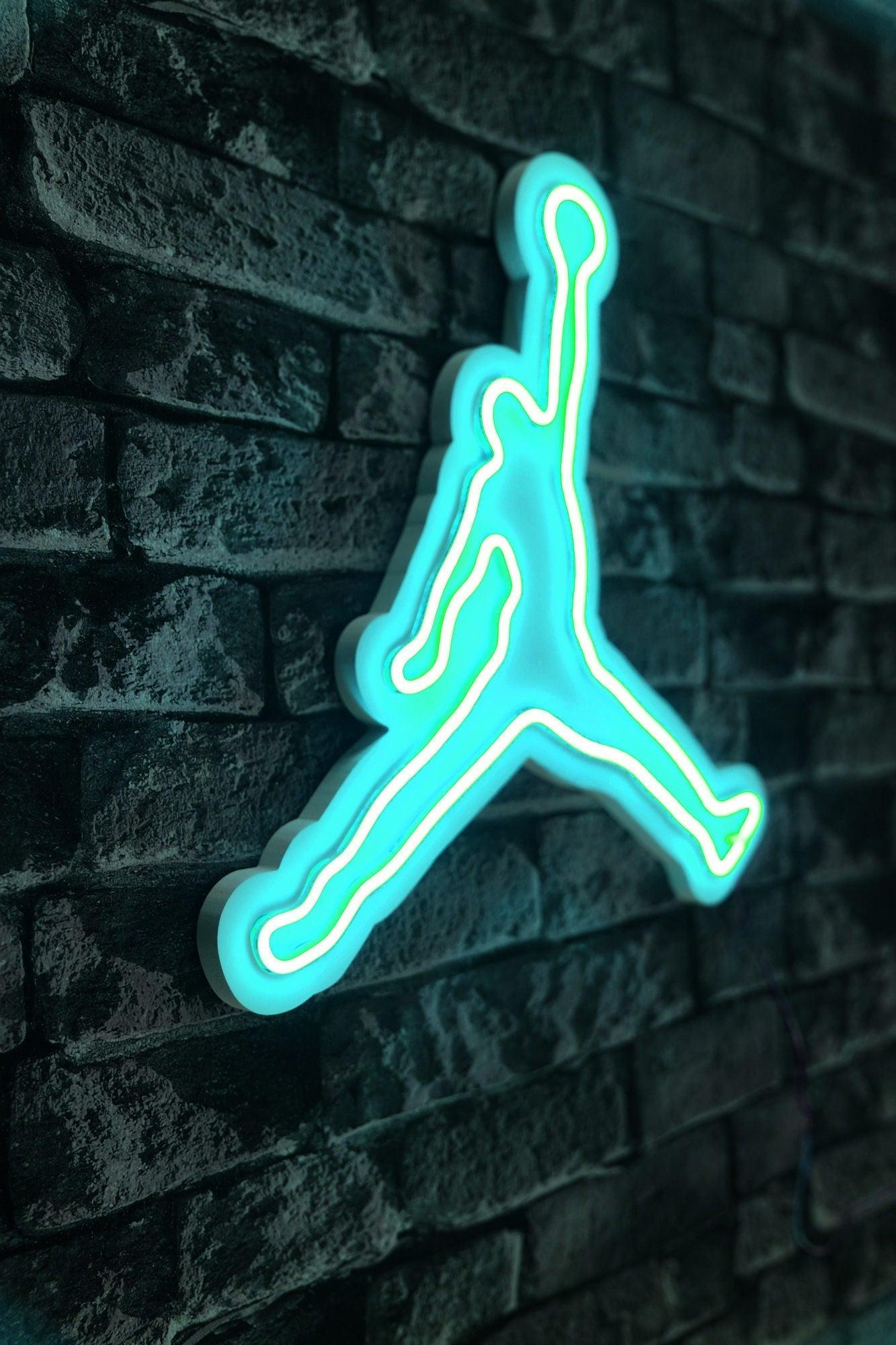 lastična zidna dekoracija s LED rasvjetom, Basketball - Blue | AG-vitahome.hr