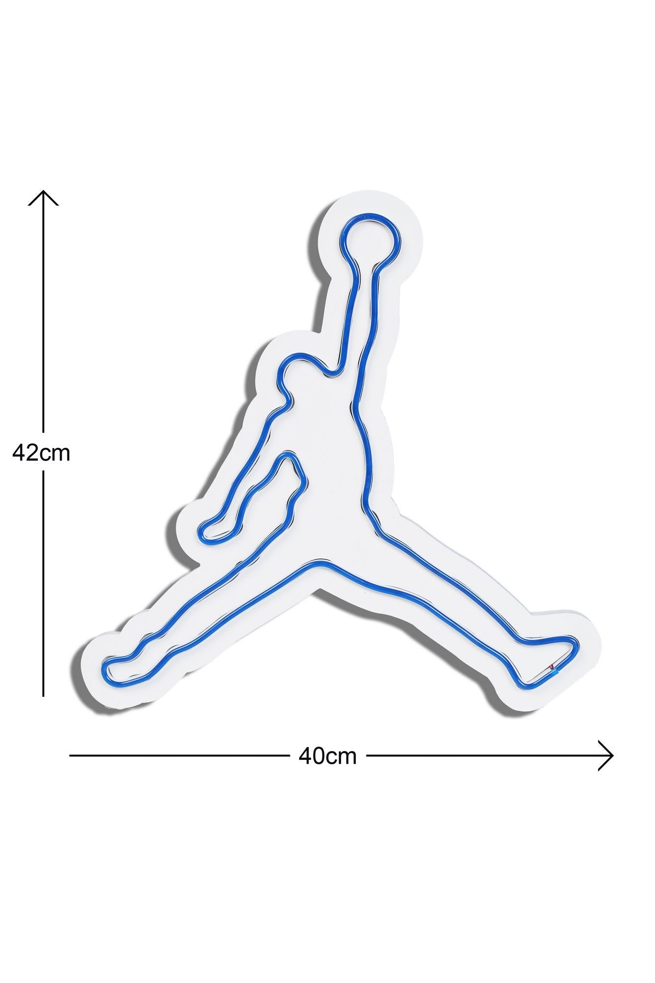 lastična zidna dekoracija s LED rasvjetom, Basketball - Blue | AG-vitahome.hr