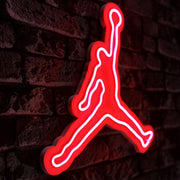 lastična zidna dekoracija s LED rasvjetom, Basketball - Red | AG-vitahome.hr