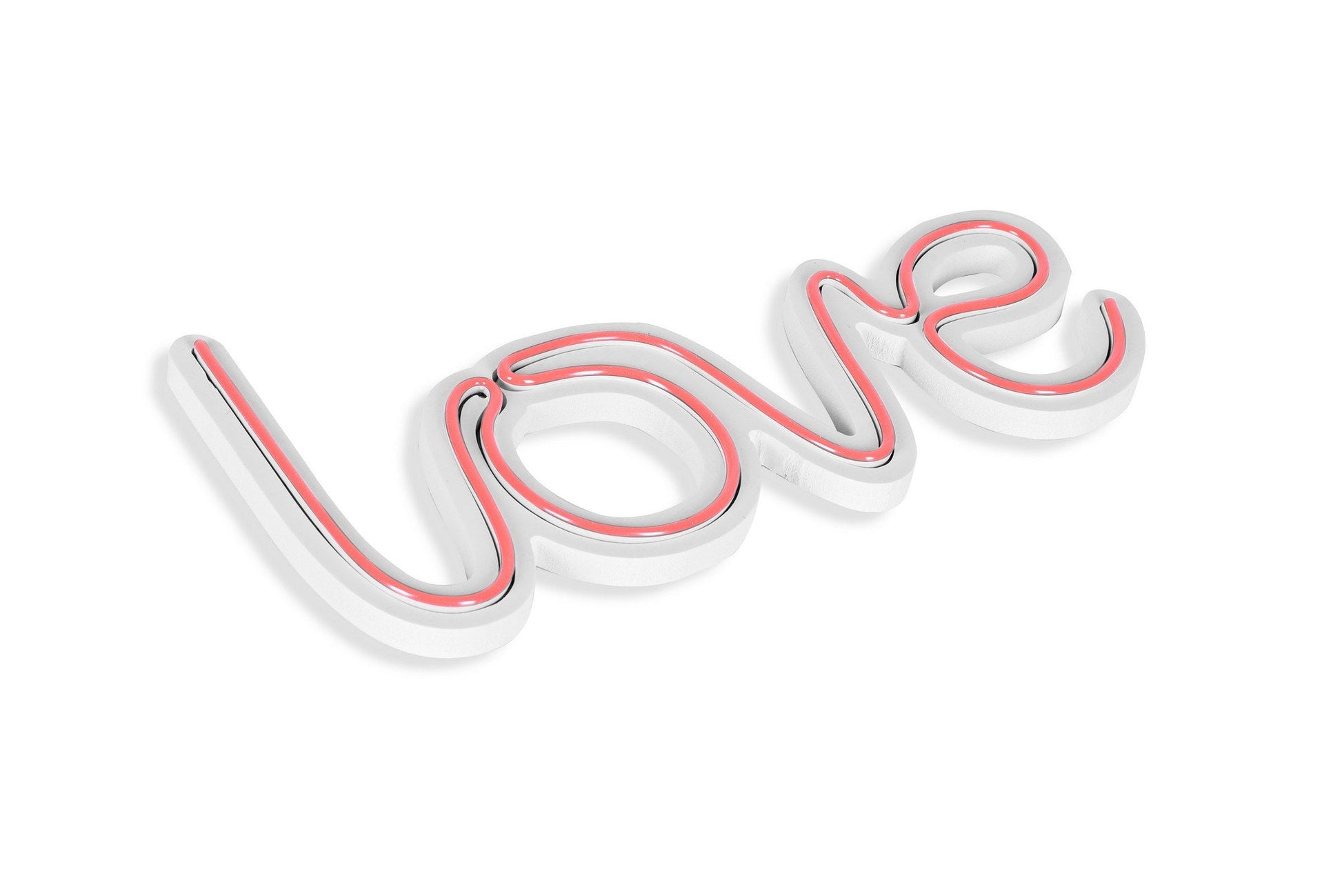 lastična zidna dekoracija s LED rasvjetom, Love - Pink | AG-vitahome.hr
