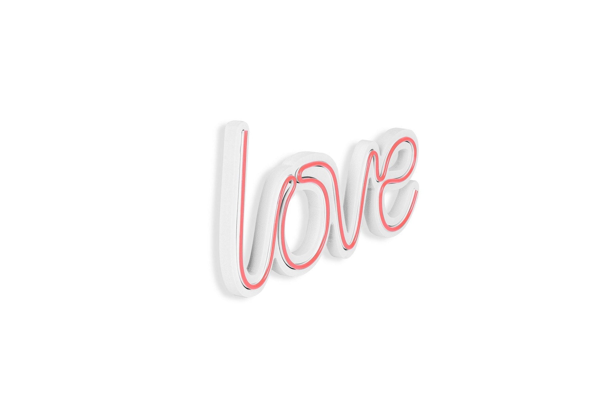 lastična zidna dekoracija s LED rasvjetom, Love - Pink | AG-vitahome.hr