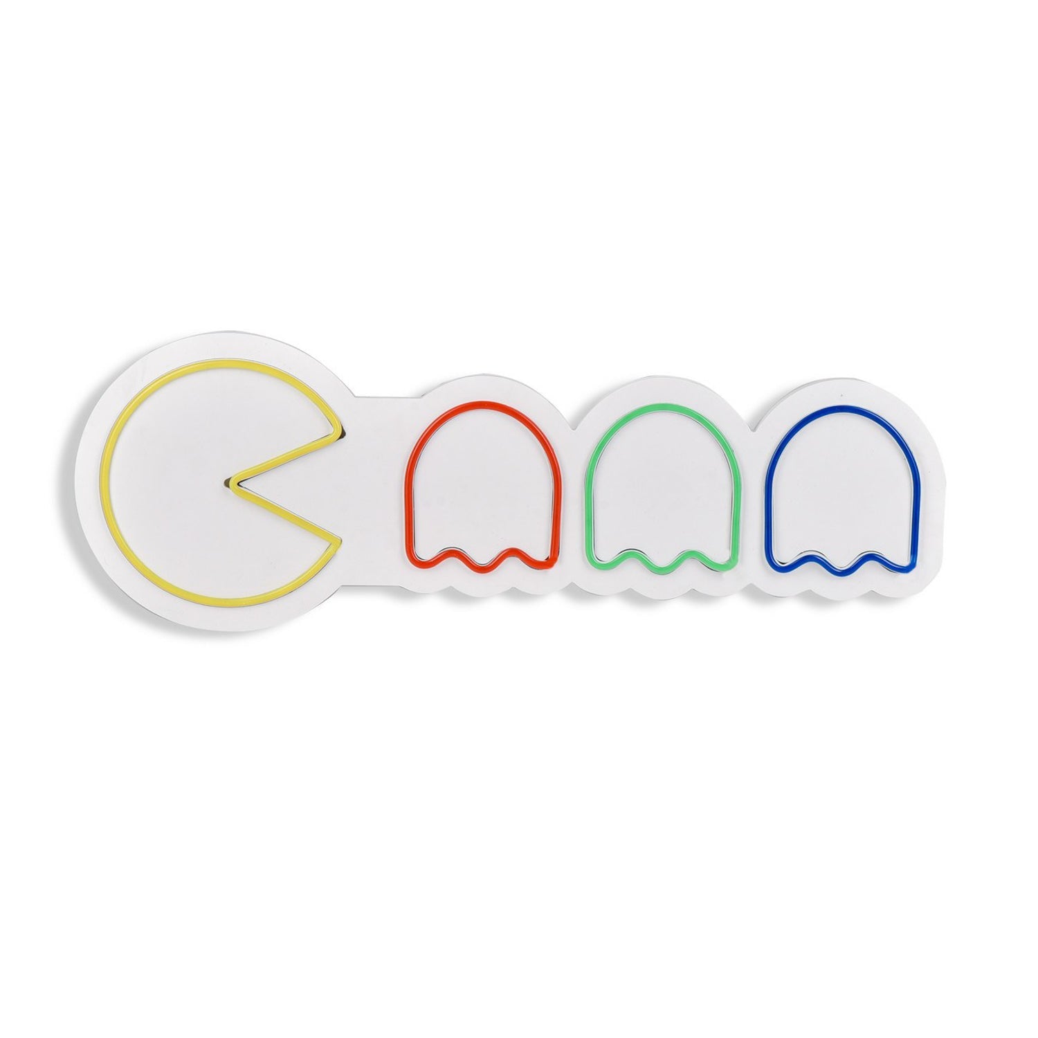 lastična zidna dekoracija s LED rasvjetom, Pacman - Multicolor | AG-vitahome.hr