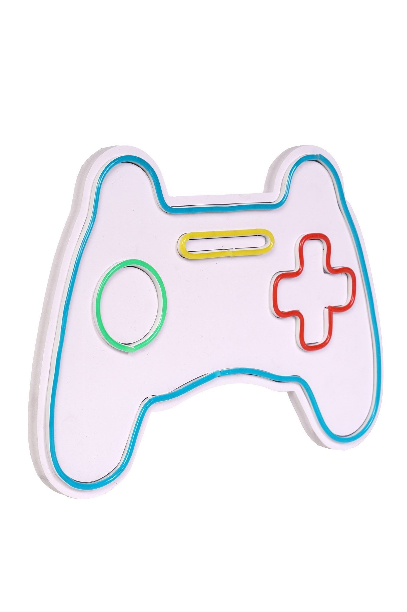 lastična zidna dekoracija s LED rasvjetom, Play Station Gaming Controller - Blue | AG-vitahome.hr