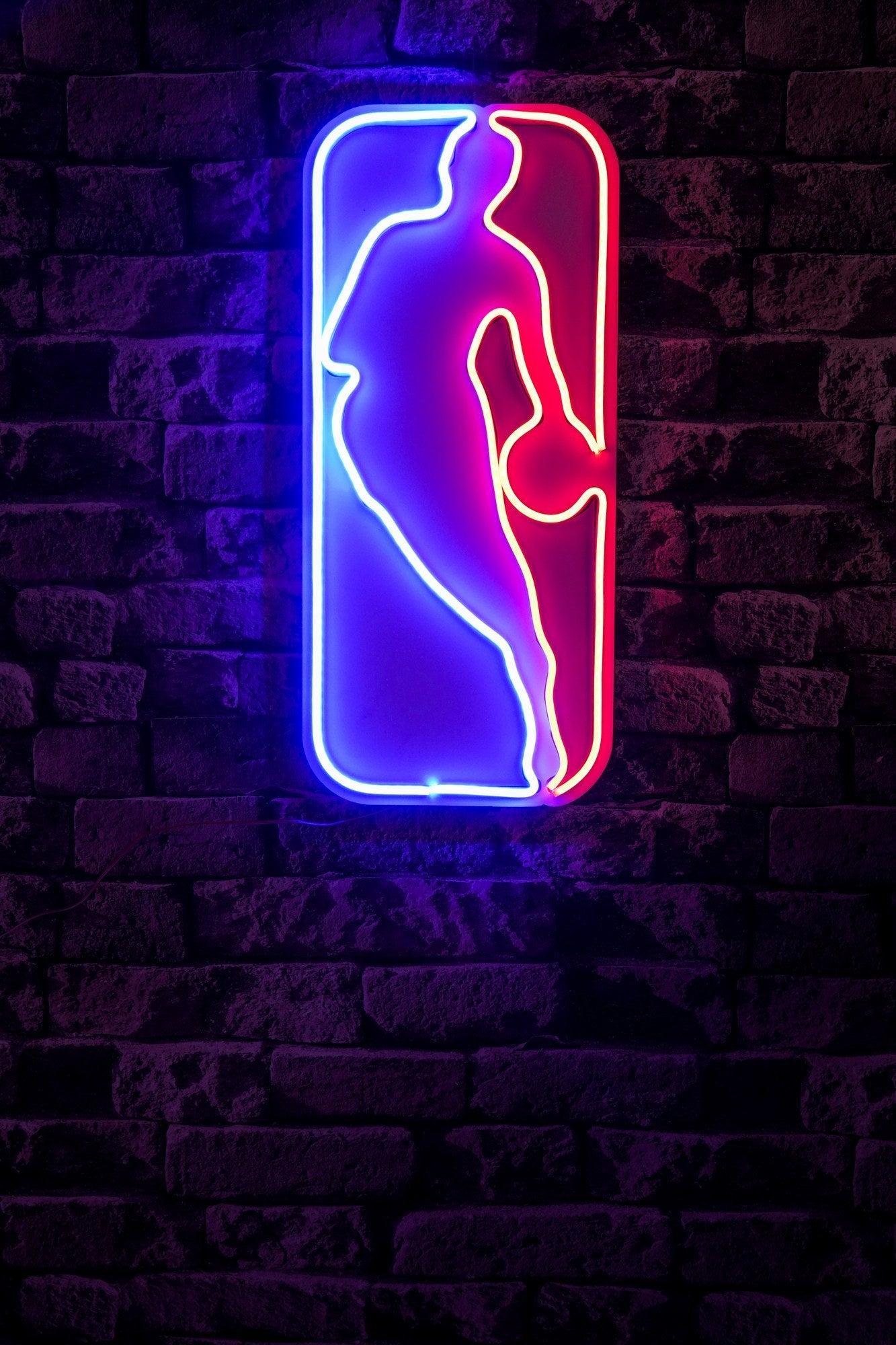 lastična zidna dekoracija s LED rasvjetom, The Logo Jerry West - Multicolor | AG-vitahome.hr
