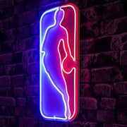 lastična zidna dekoracija s LED rasvjetom, The Logo Jerry West - Multicolor | AG-vitahome.hr